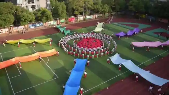 40人学生团体操_团体操展示_团体操课